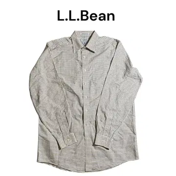 L.L.Bean 엘엘빈 체크 무늬 긴팔 셔츠 16-34