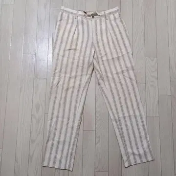 GERMANO 제르마노 팬츠 스트라이프 린넨 혼방 이탈리아제