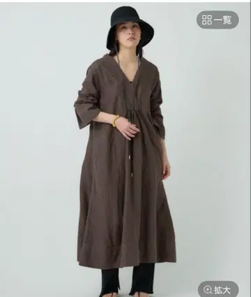 한정판 가격 인하 Chaos 카오스 알파카 린넨 카프카 원피스 크루미