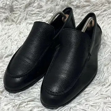 스테파노 로시 로퍼 슬립온 주름 가죽 블랙 26cm EUR41