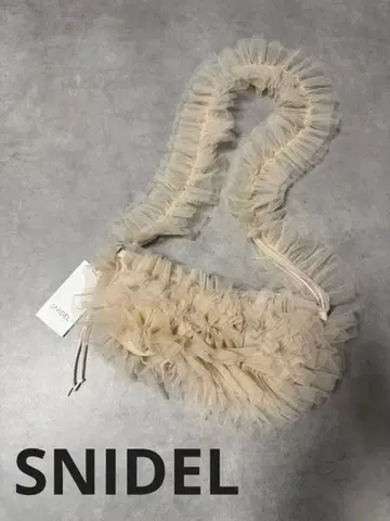 snidel 튤 백 핑크 미사용품