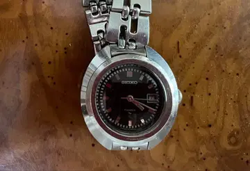 SEIKO 여성용 손목시계 수동 와인딩 블랙 2118-0400 작동품
