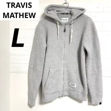 TRAVIS MATHEW 트래비스 마슈 지퍼 후드티 L 그레이 파일