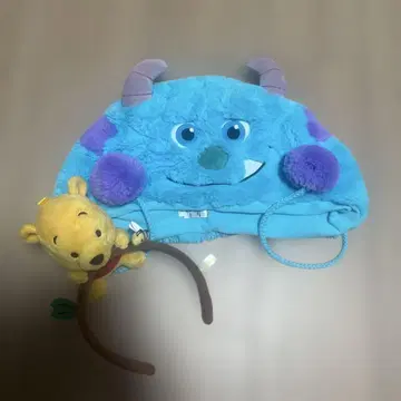 Disney 몬스터즈 잉크 샐리 팬캡 푸우 머리띠