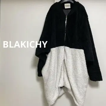 BLAKICHY 플리스 자켓 블랙/화이트