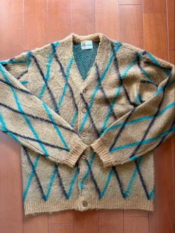 PENNEY'S TOWNCRAFT 다이아몬드 패턴 가디건