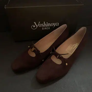 요시노야 다크 브라운 펌프스