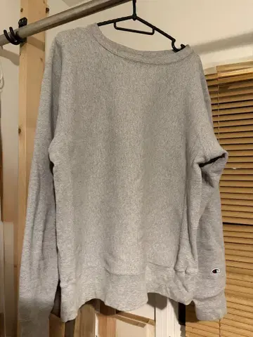 Champion Reverse Weave 빨간색 택 X-LARGE 그레이