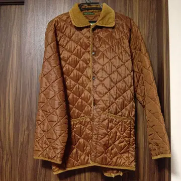 Oxford Blue 브라운 퀼팅 자켓