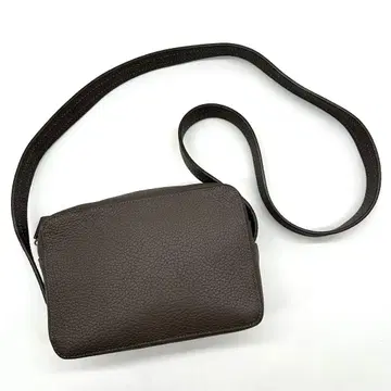 컨디션 최상 메종 타쿠야 카메라백 숄더백 가죽 그레이지