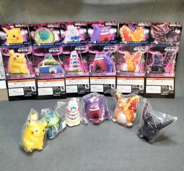 [새상품 개봉품] 쿄다이맥스 포켓몬 키즈 손가락 인형 6종 (박스 포함)