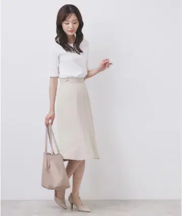 index 스트레치 플레어 스커트 그레이지 S 사이즈 새상품급