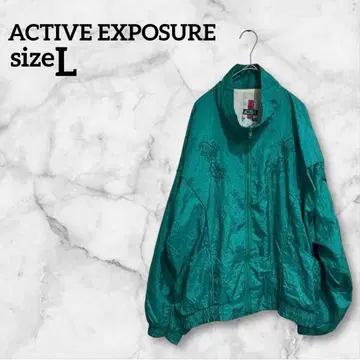 ACTIVE EXPOSURE [ L ] 자켓 그린 해외 구제 의류