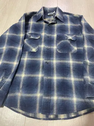 field master 80s USA제 옴브레 체크 셔츠