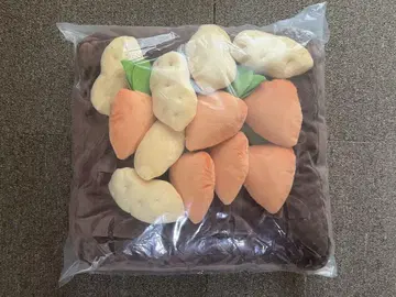밭 봉제 인형 대수확 당근 감자