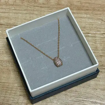[ 새상품급 ] Swarovski 로즈 골드 목걸이