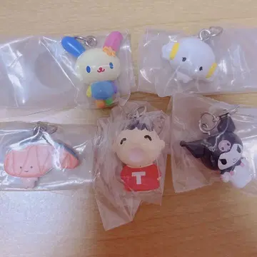 산리오 메지루시 액세서리 올스타 가챠 우사하나 쿠로미 타아보