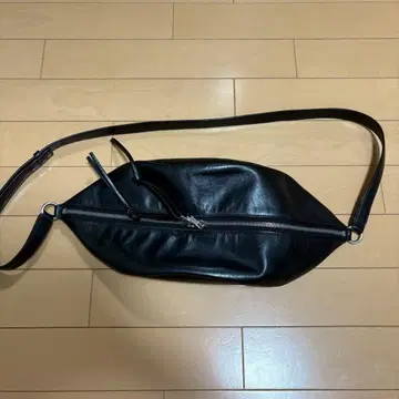 질 샌더 남성용 카프 스킨 바디백 taco