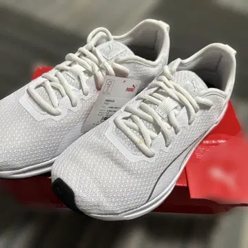 PUMA 화이트 스니커즈 195515 03 24.0 CM