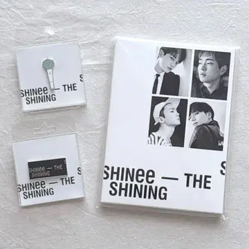 SHINee THE SHINING 엽서 배지 3종 세트
