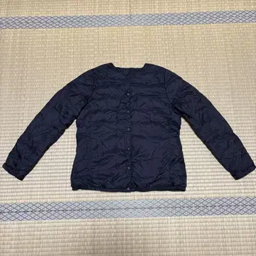 무인양품 포켓터블 다운 자켓 M 사이즈 블랙