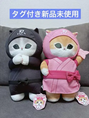 닌자냥 BIG 봉제 인형 2종 컴프