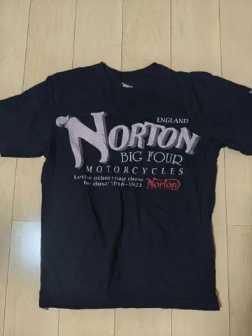 Norton T셔츠 L 사이즈 네이비