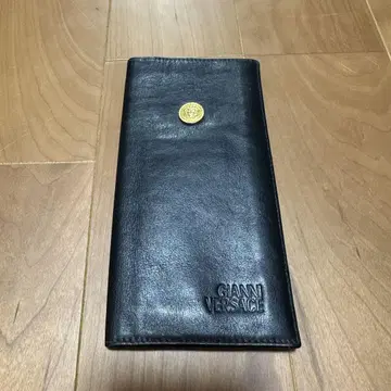 베르사체 장지갑 빈티지 블랙