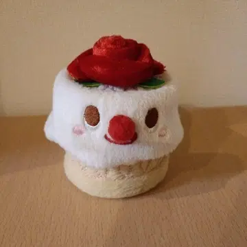 GLADEE 케이크 딸기 쇼트 케이크 봉제 인형 소품함
