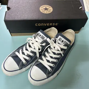 CONVERSE ALL STAR 네이비 스니커즈 25.0