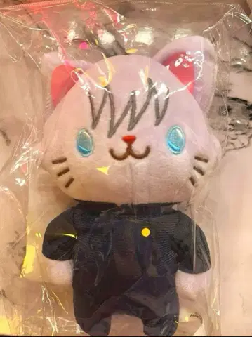 주술회전 고죠 사토루 제2기 withCAT 안대 포함 봉제 인형 회옥옥절