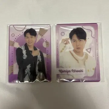 Kiramune 카미야 히로시 클리어 카드 2장 세트