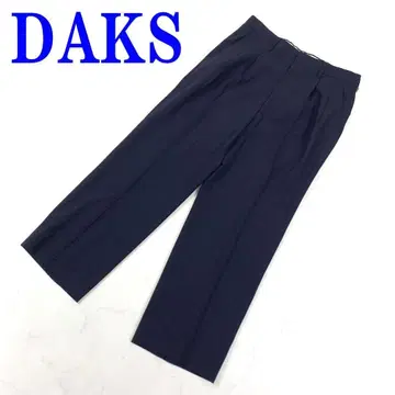 닥스 슬랙스 팬츠 네이비 울 폴리에스테르 82 C3335