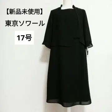 [ 미사용 새상품 ] 도쿄 소와르 원피스 앙상블풍 워셔블 17호