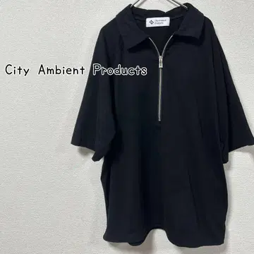 City Ambient Products 반팔 셔츠 M 블랙 오버 사이즈