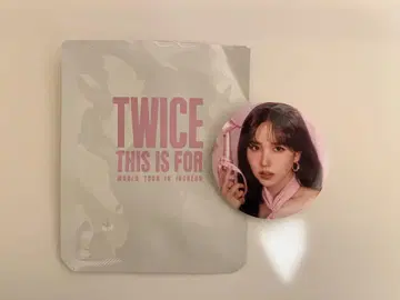 TWICE THIS IS FOR 서울콘 캔뱃지 미나
