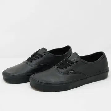VANS Authentic leather black 오센틱