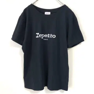 새상품급 repetto T셔츠 블랙 M 레페토 발레
