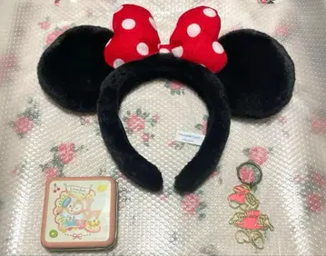 도쿄 디즈니랜드 머리띠 키링 소품함