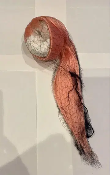 새상품급 인형 포인트 가발 포니테일 캔디 핑크