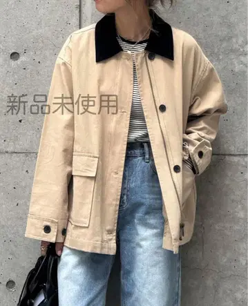 ISOOK 베이지 코튼 자켓