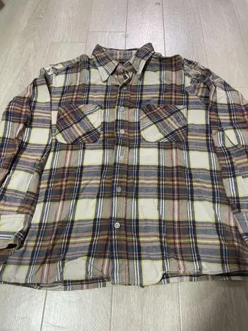 70s 80s JC Penney 프린트 플란넬 셔츠 플란넬 셔츠