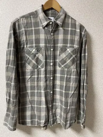 필그림 빔즈 체크 무늬 플란넬 셔츠 중고