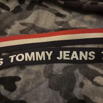 TOMMY JEANS 스트라이프 벨트