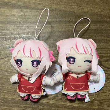 HIMEHINA 라운드원 한정판 보이스 마스코트 봉제 인형 2개 세트