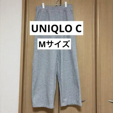 [ UNIQLO ] 맨투맨 와이드 팬츠/표시 사이즈 M 사이즈 그레이