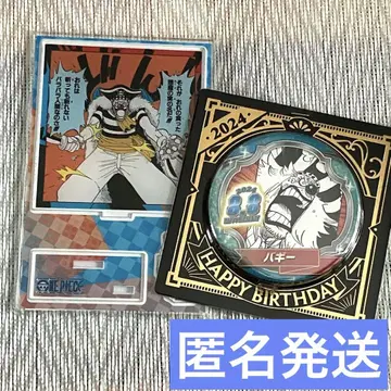 ONE PIECE 원피스 벌스데이 아크릴 스탠드 캔뱃지 배기 세트