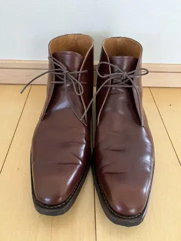 [ 새상품급 ] 미야기 흥업 브라운 가죽 처카 부츠 26