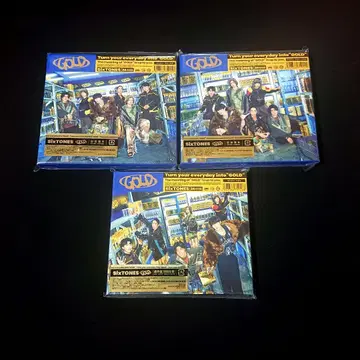SixTONES GOLD 초회반 A B 통상 3형태 앨범