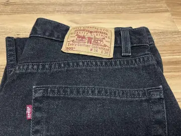 Levis 505 블랙 청바지 W34 L30 USA 제조